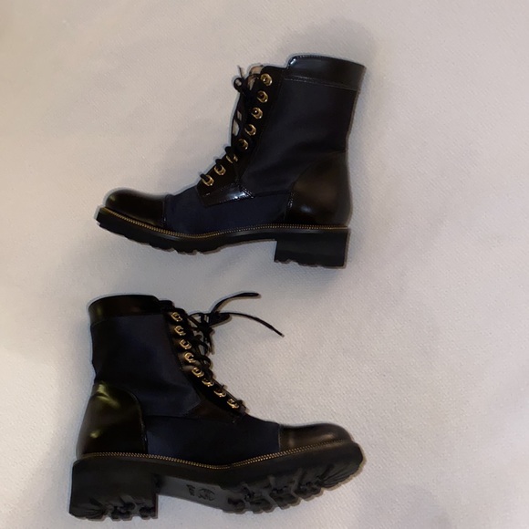 Ron White Combat Boots- “Teagan Nylon Lace up Combat Booties” - Picture 9 of 10
